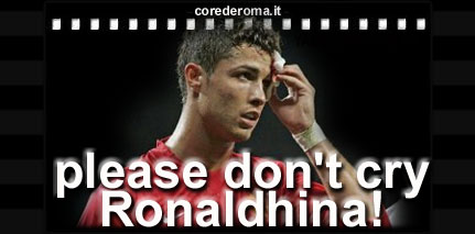 Please don’t cry Ronaldhina!