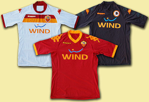 maglie AS Roma 2009-10.