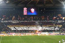 Curva Sud a Roma-Lecce