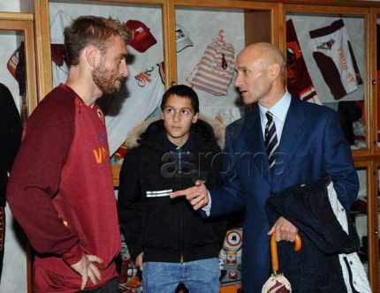 Daniele De Rossi e Francesco Rocca a Trigoria