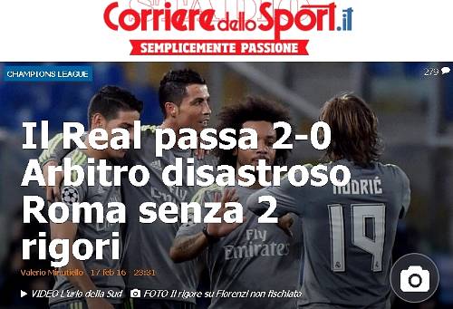 Champions, Roma-Real Madrid: Real Juve d'Europa... Ladri!